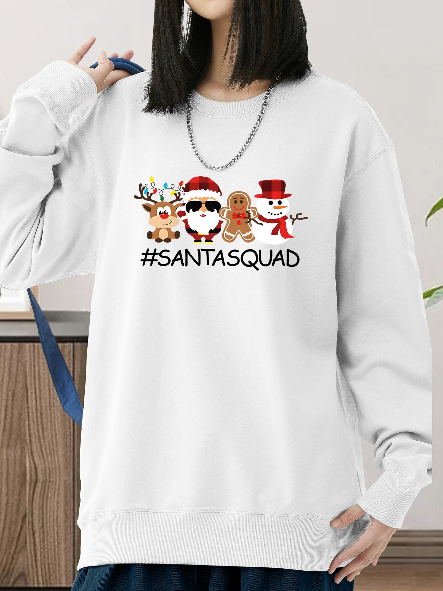 Personalized Christmas Squad-1 Shirt - Relaxed Fit, Full Size