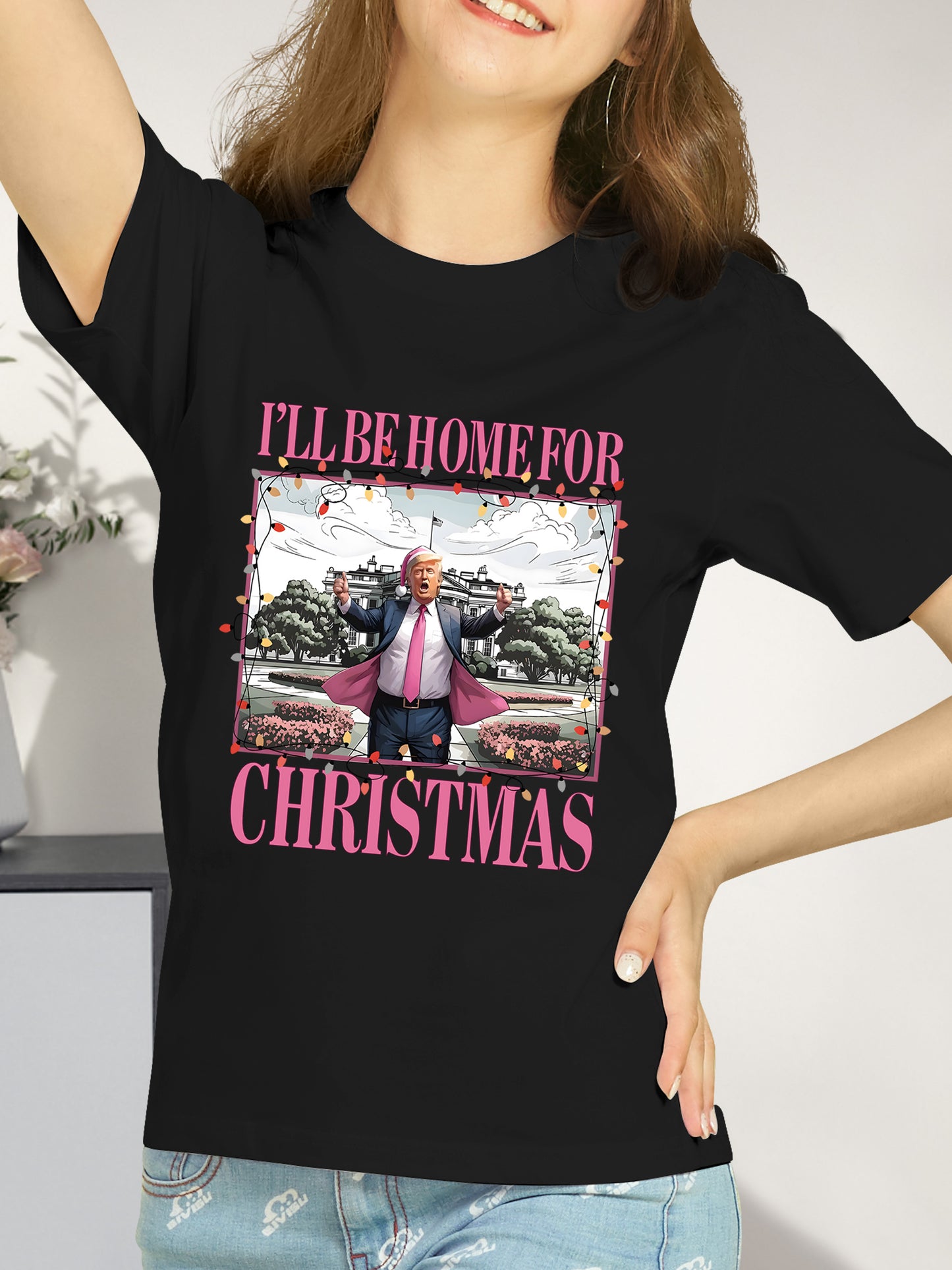 I'll Bee Home For Christmas Shirt - Relaxed Fit, Full Size