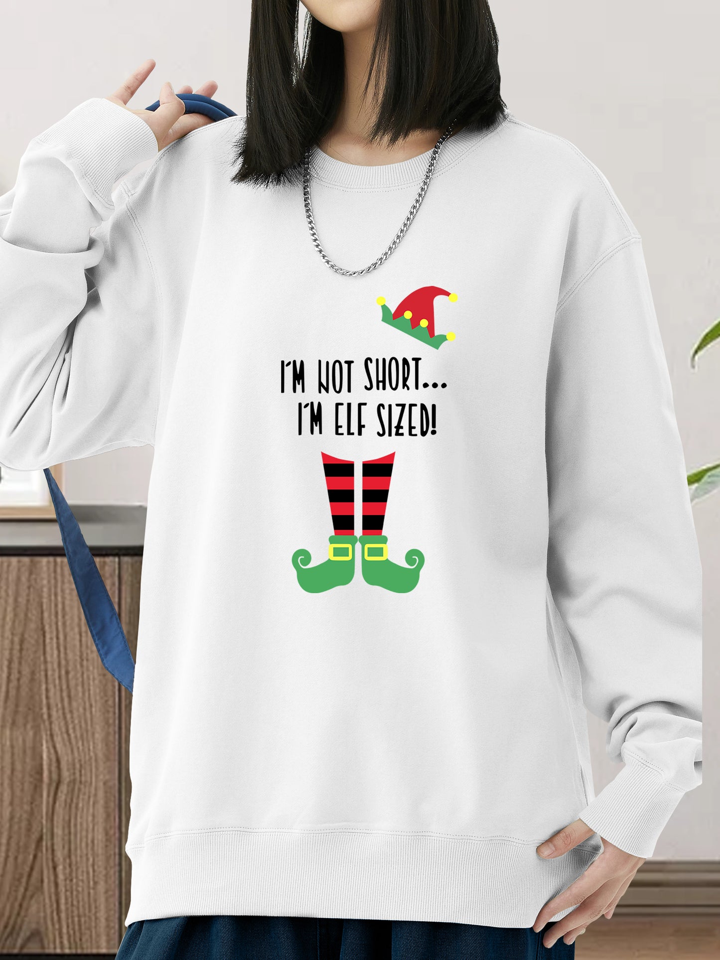 I'm Not Short I'm ELF SIZED Xmas Shirt - Relaxed Fit, Full Size