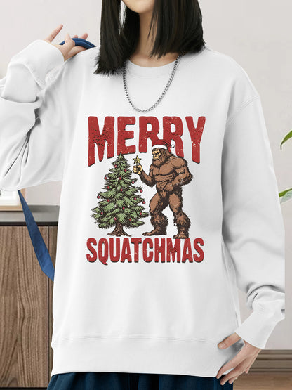 Funny Bigfoot Christmas Shirt - Relaxed Fit, Full Size