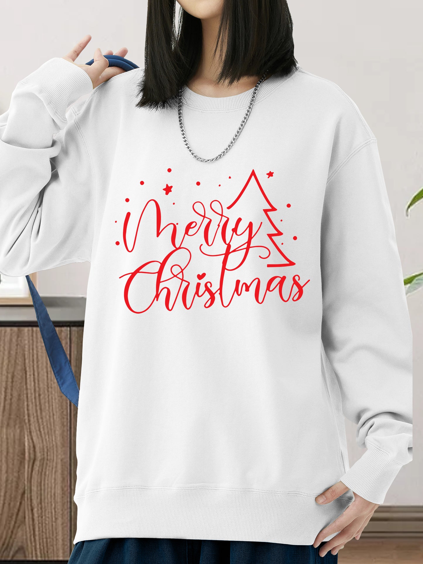 Merry Christmas Trees Shirt - Relaxed Fit, Full Size