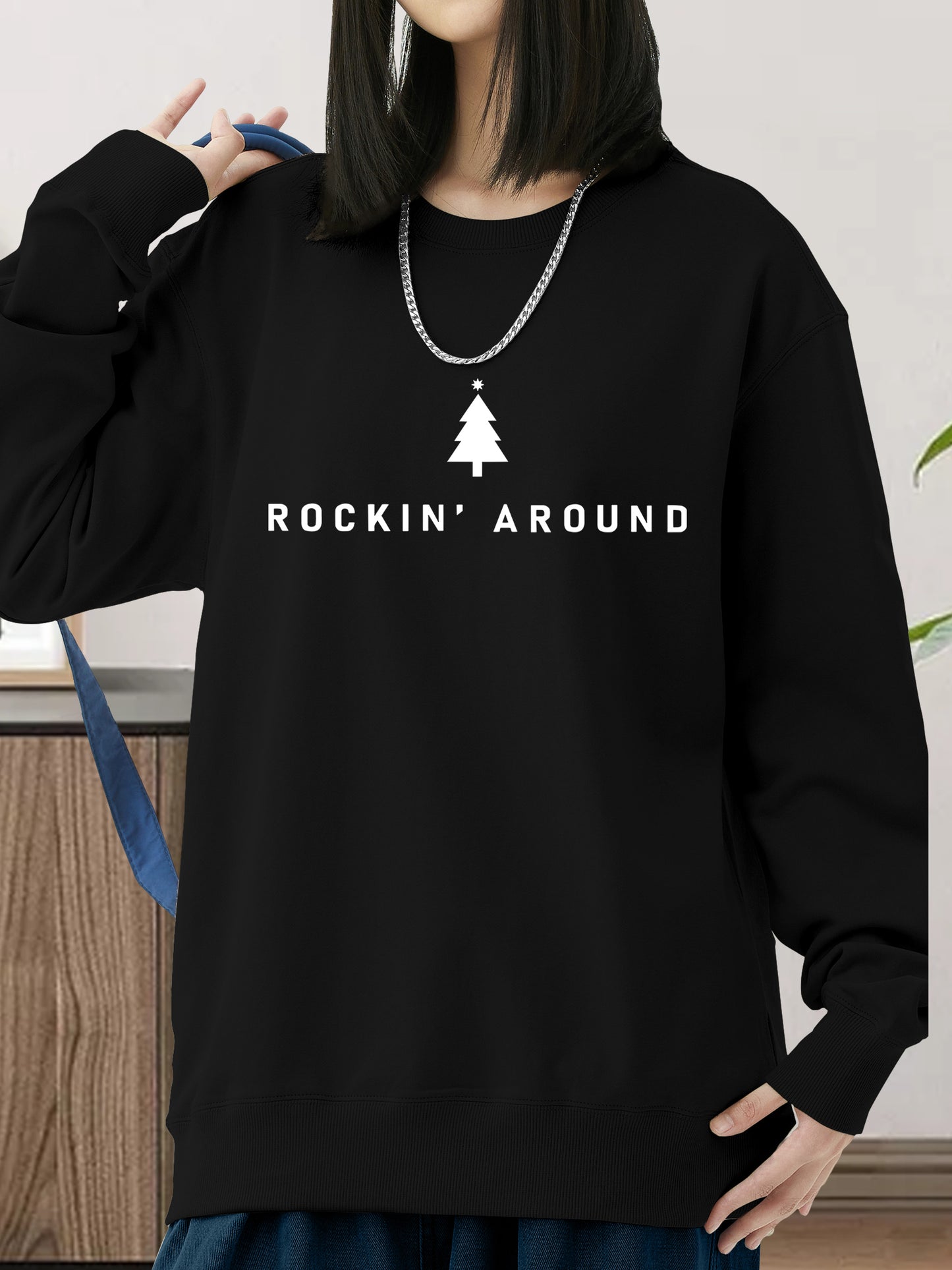 Rockin Around the Christmas Tree Shirt - Relaxed Fit, Full Size