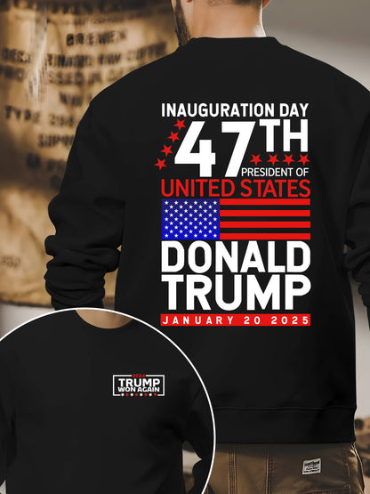 Trump Won 2024 Election Inauguration Shirt - Relaxed Fit, Full Size