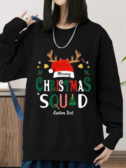 Personalized Christmas Squad  Shirt - Relaxed Fit, Full Size