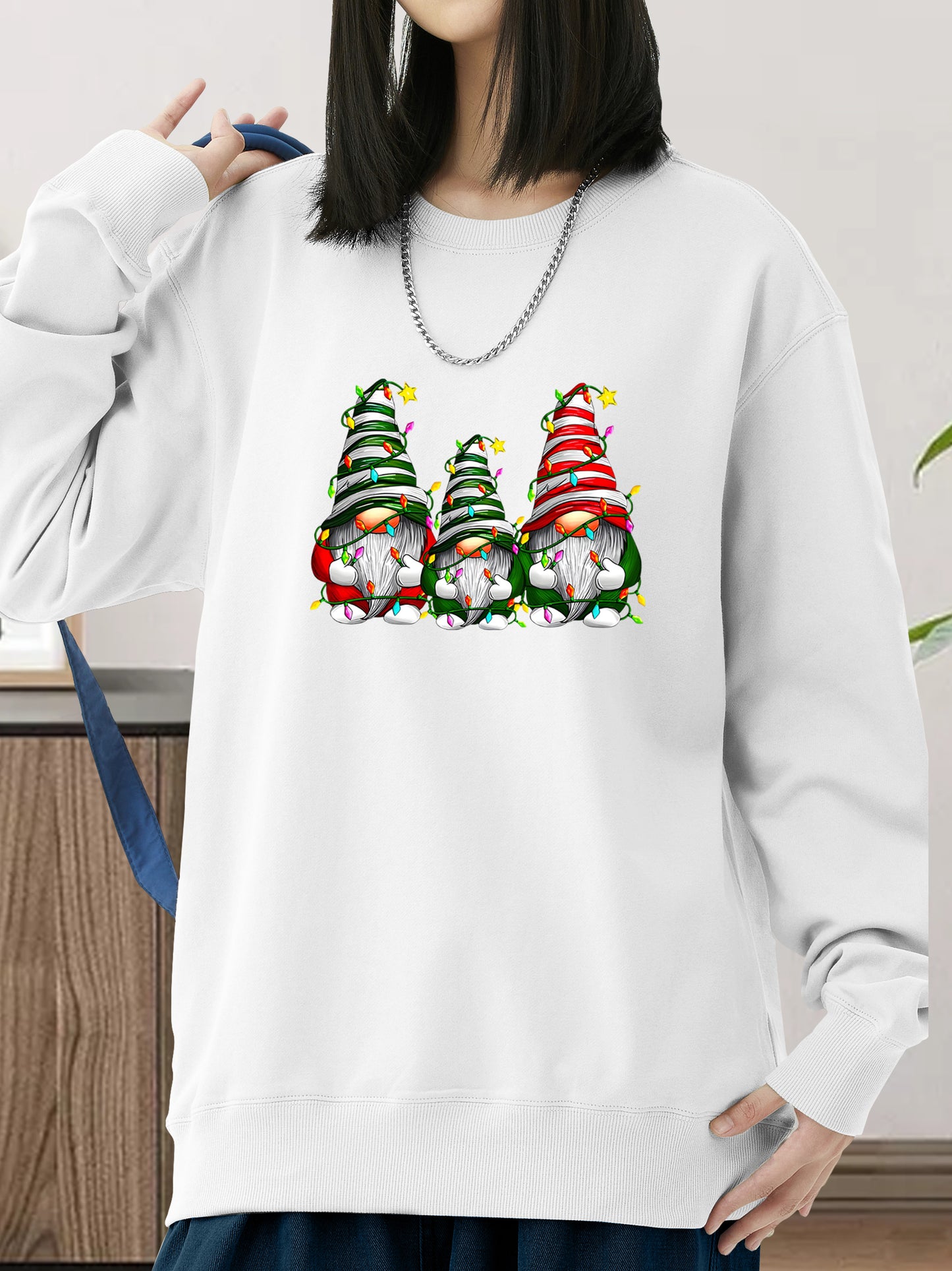 Christmas Cute Gnomes Shirt - Relaxed Fit, Full Size