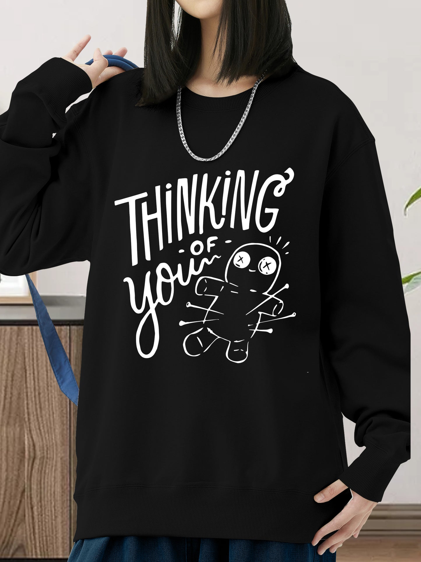 Whimsical Thinking Of You Shirt - Relaxed Fit, Full Size