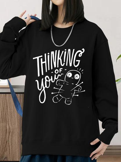 Whimsical Thinking Of You Shirt - Relaxed Fit, Full Size