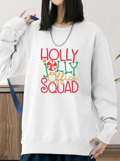 Holly Jolly Office Squad Shirt - Relaxed Fit, Full Size