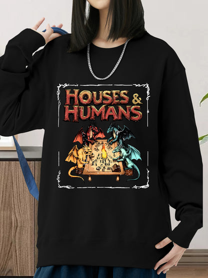 Houses and Humans D&D Shirt - Relaxed Fit, Full Size