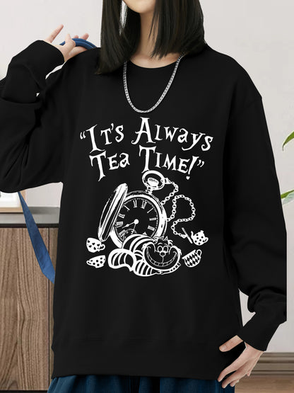 It's Always Tea Time Shirt - Relaxed Fit, Full Size