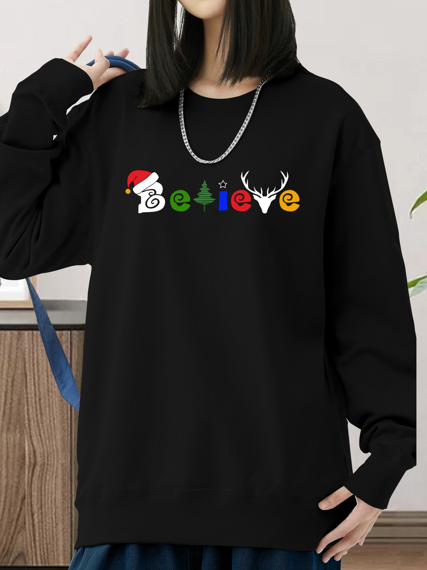 Believe Christmas Shirt - Relaxed Fit, Full Size