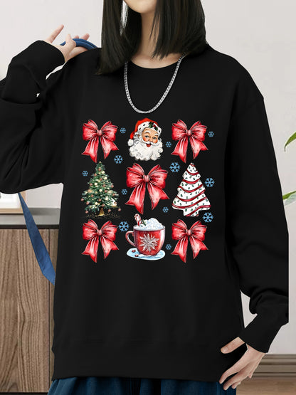 Women's Christmas Themed Shirt - Relaxed Fit, Full Size