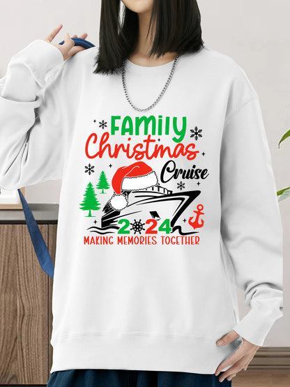 Family Christmas Cruise 2024 Shirt - Relaxed Fit, Full Size