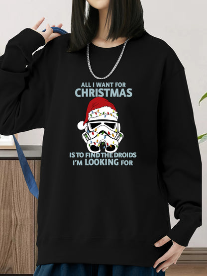 All I Want For Christmas Is To Find The Droids Shirt - Relaxed Fit, Full Size