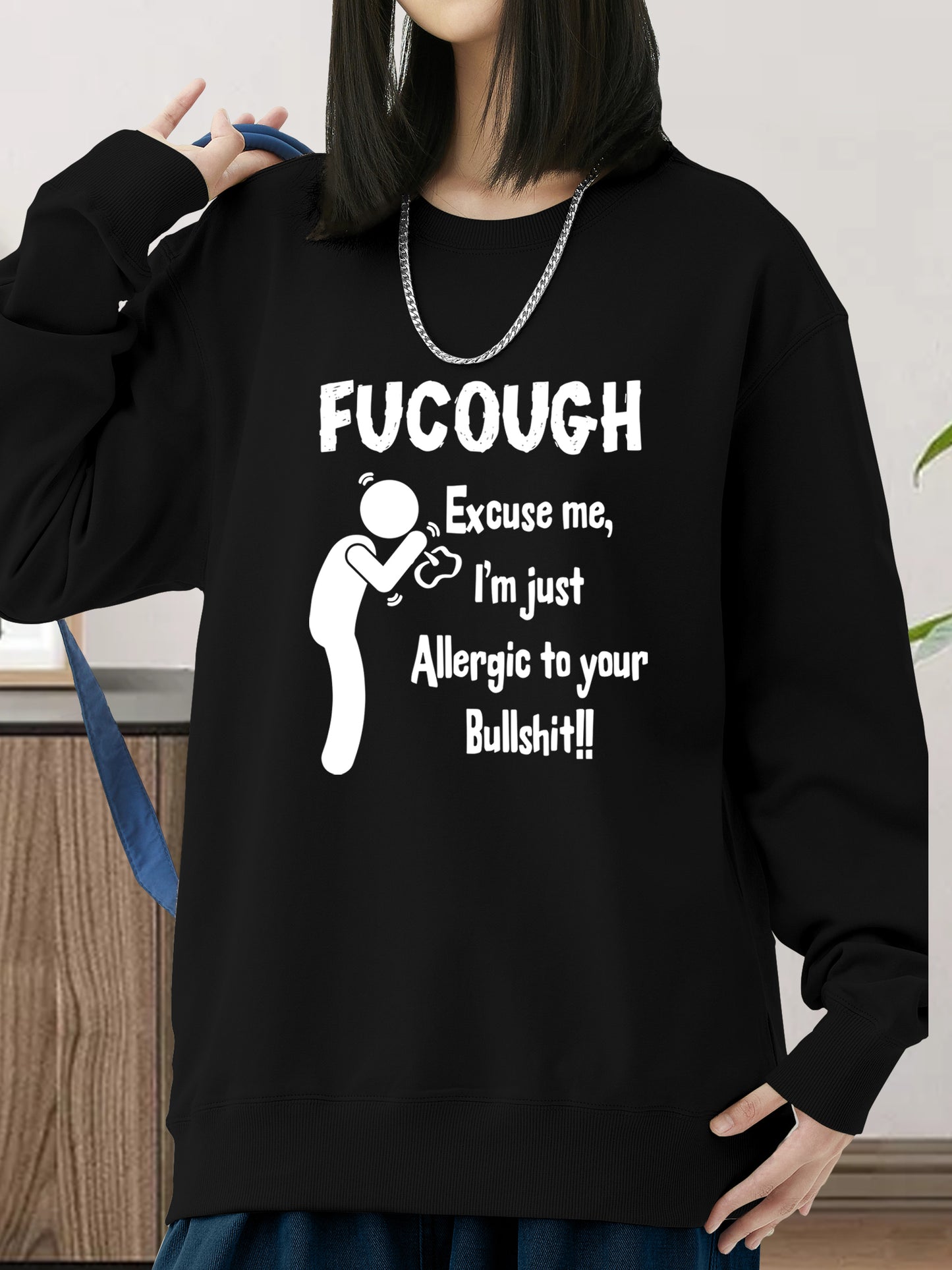 Fucough Shirt - Relaxed Fit, Full Size