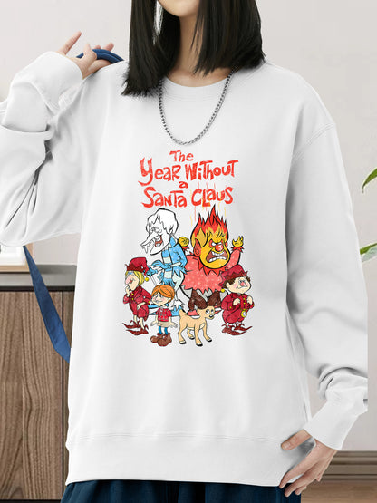 The Year Without Santa Snow Siser Heat Shirt - Relaxed Fit, Full Size