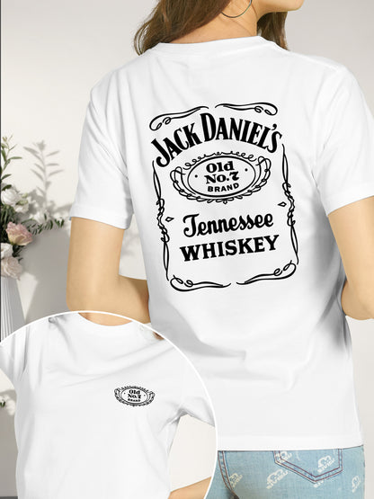 Jack Daniels Old No. 7 Label Shirt - Relaxed Fit, Full Size