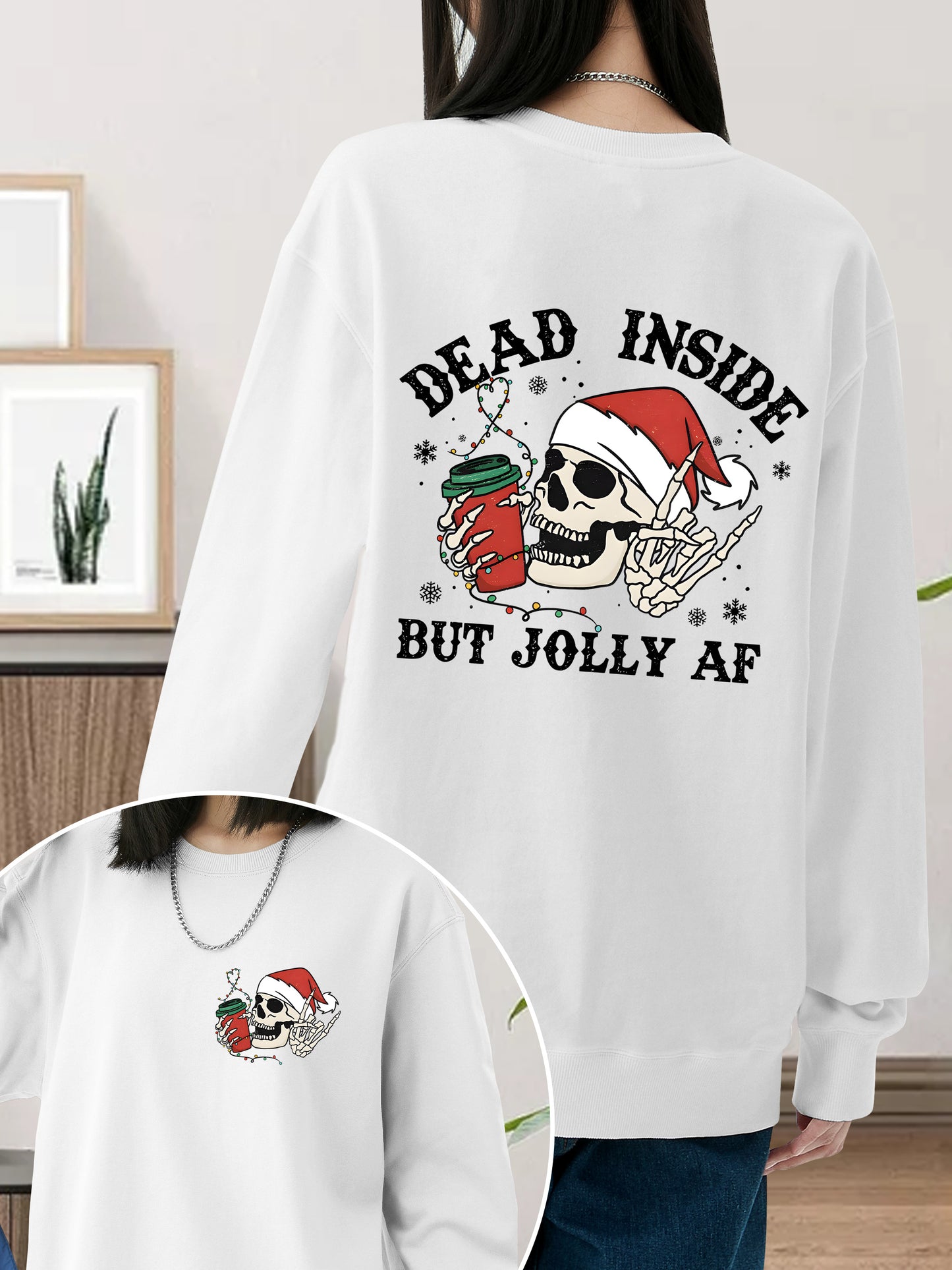 Dead Inside But Spiced Shirt - Relaxed Fit, Full Size