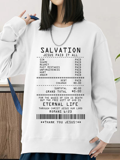 Jesus Paid It All Shirt - Relaxed Fit, Full Size