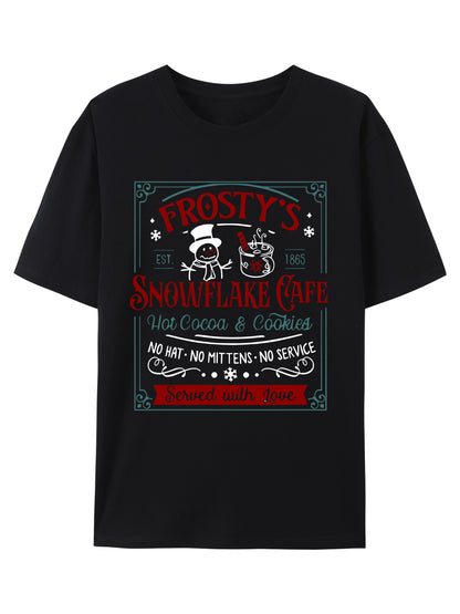 Frosty's Snowflake Cafe Shirt - Relaxed Fit, Full Size