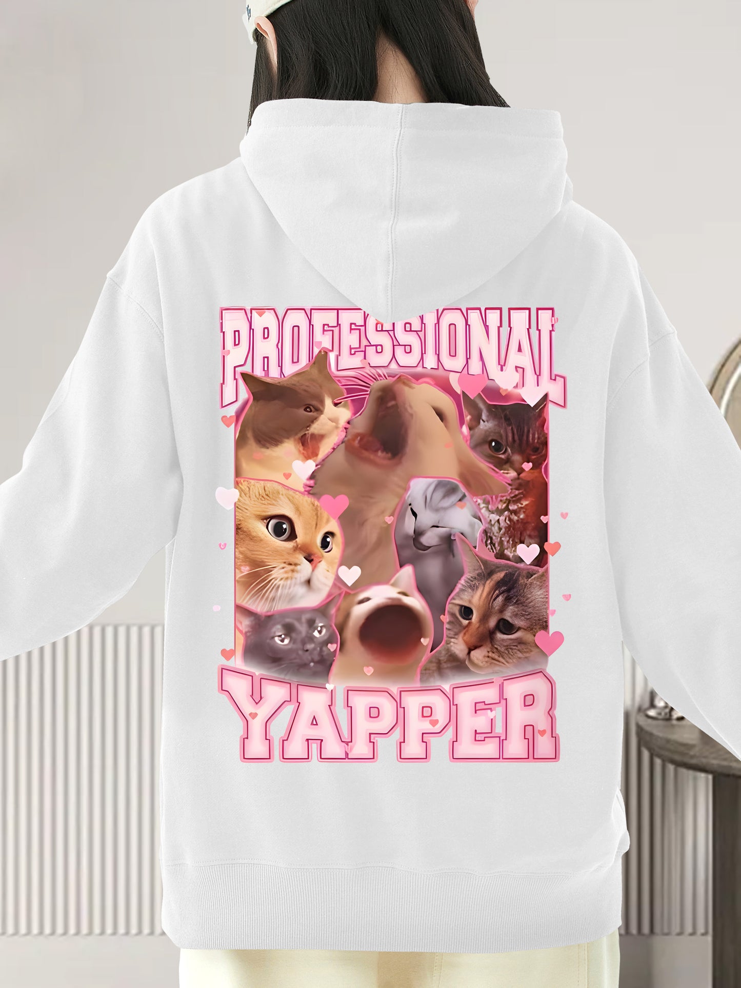 Professional Yapper Cats Meme Shirt - Relaxed Fit, Full Size