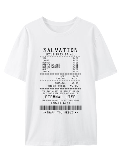 Jesus Paid It All Shirt - Relaxed Fit, Full Size