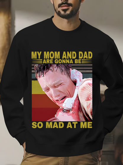 Scream My Mom And Dad Are Gonna Be So Mad At Me Shirt - Relaxed Fit, Full Size