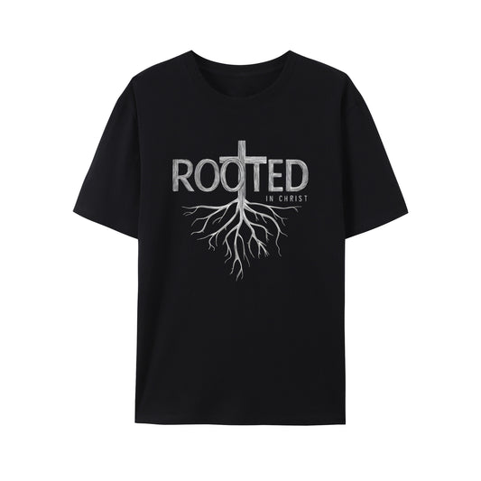 Christ ROOTED Shirt - Relaxed Fit, Full Size