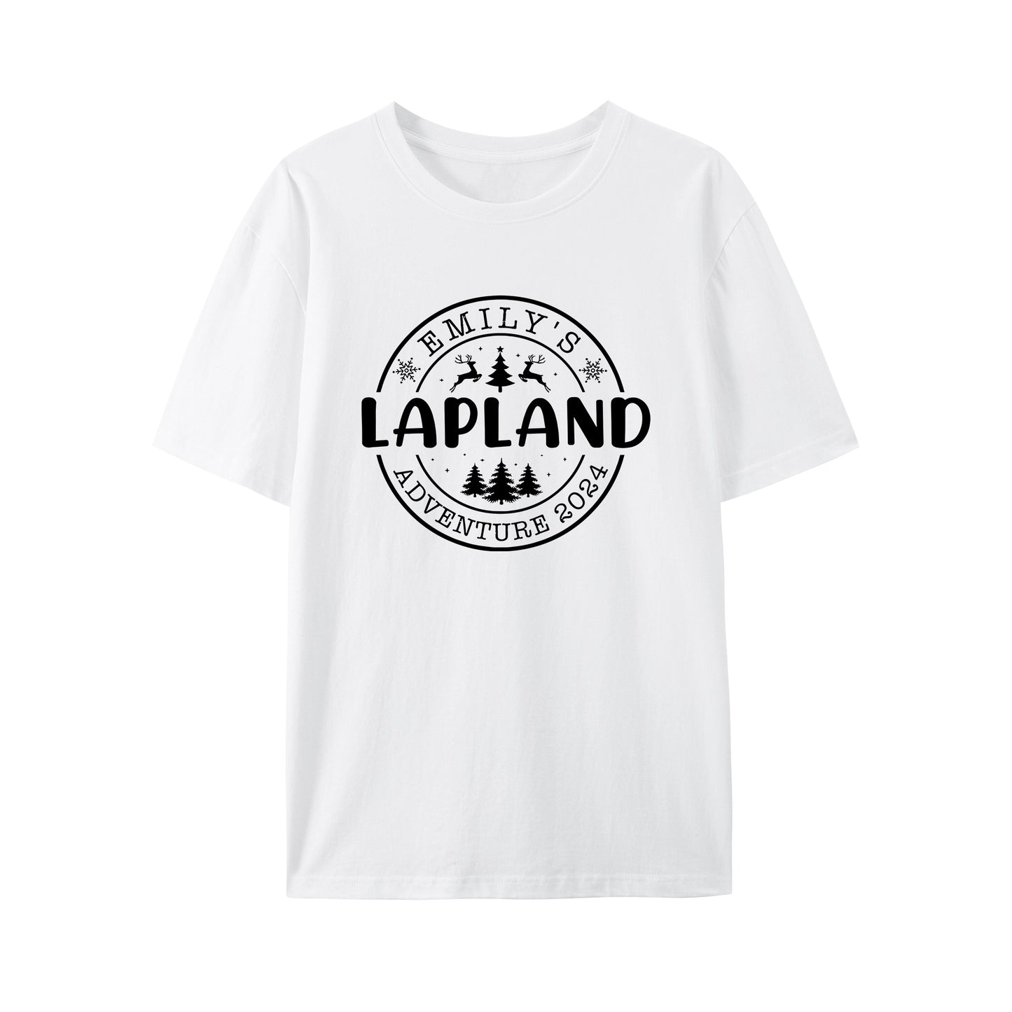 Personalised Lapland Family Matching Christmas Shirt - Relaxed Fit, Full Size