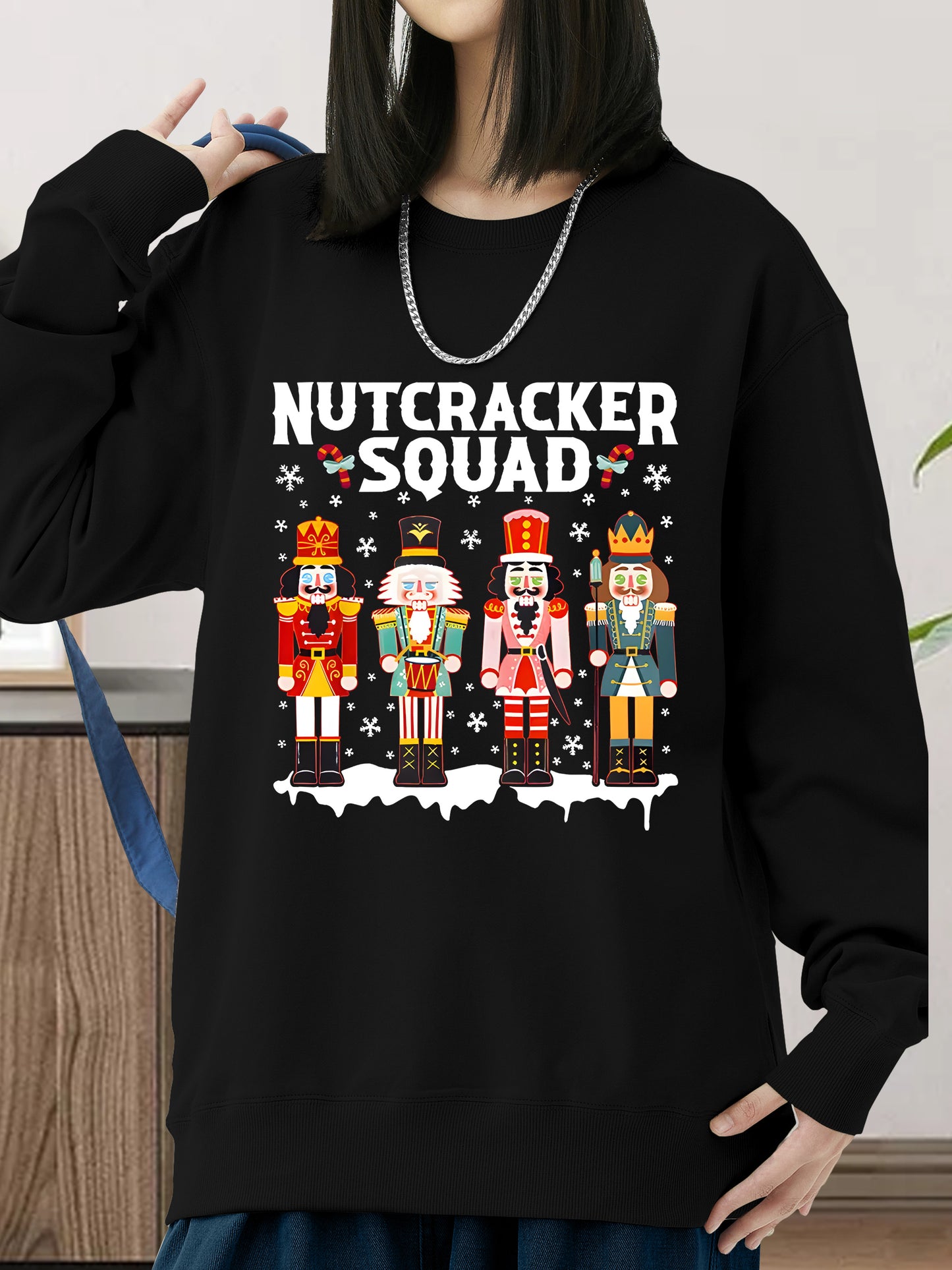 Nutcracker Squad Holiday Christmas Shirt - Relaxed Fit, Full Size