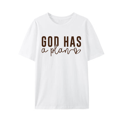 God Has A Plan Shirt - Relaxed Fit, Full Size