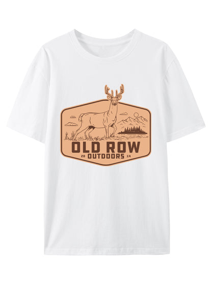 Graphic Outdoors Deer Shirt - Relaxed Fit, Full Size