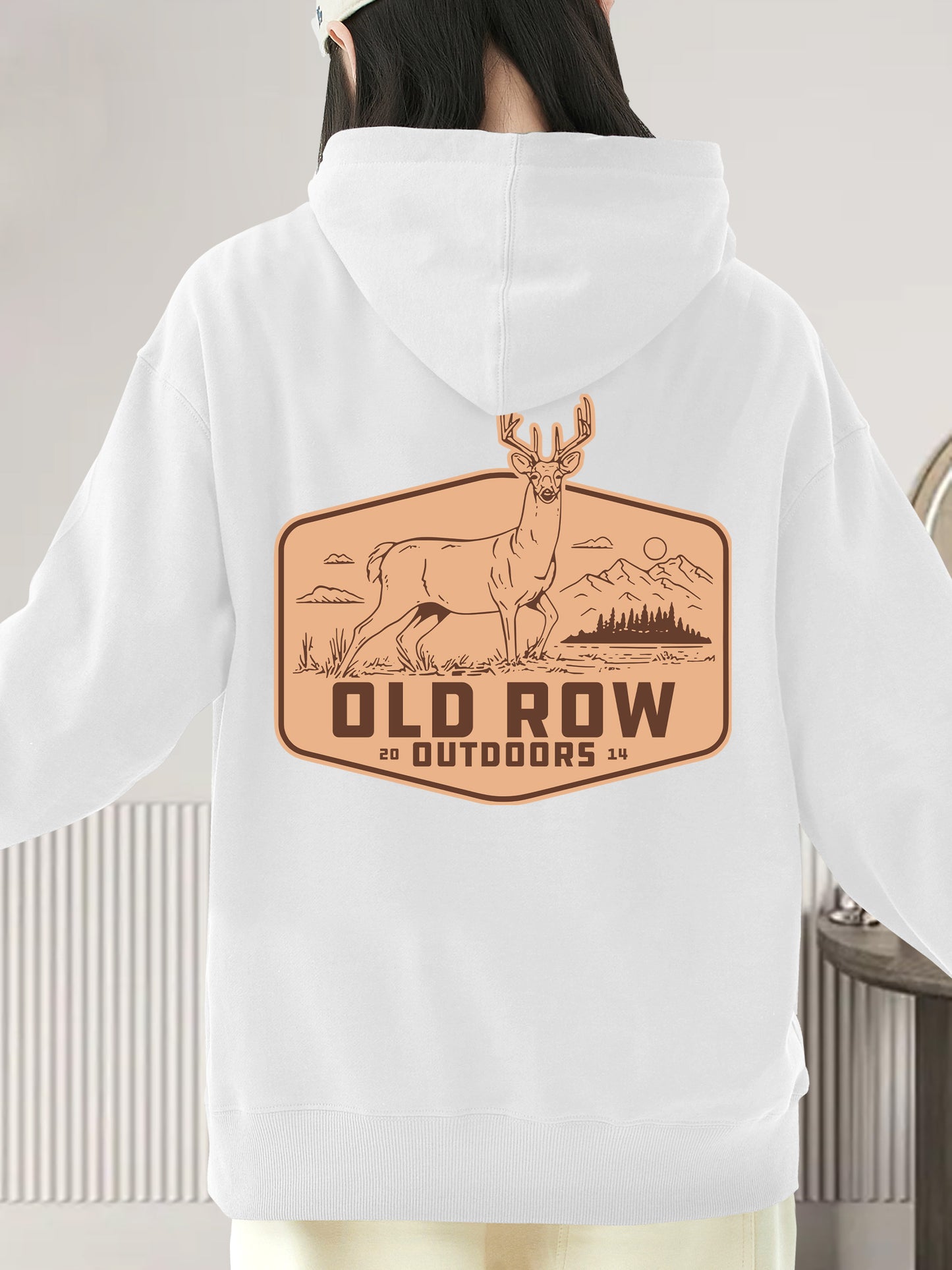 Graphic Outdoors Deer Shirt - Relaxed Fit, Full Size