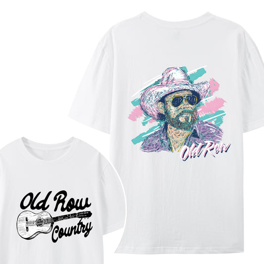 Vintage Hank Williams Jr X Old Row Outdoors 80s Shirt - Relaxed Fit, Full Size