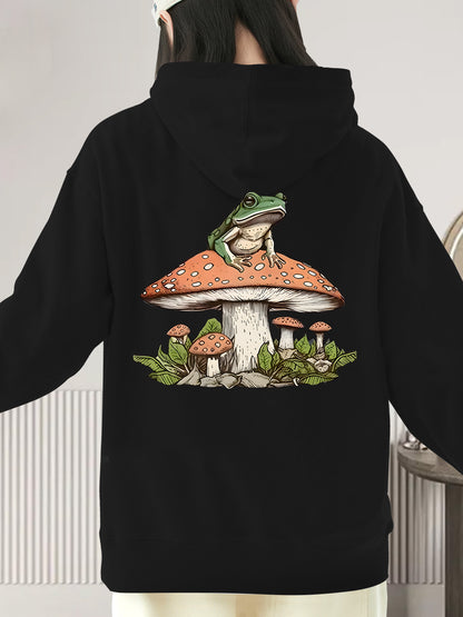 Frog & Mushroom Shirt - Relaxed Fit, Full Size