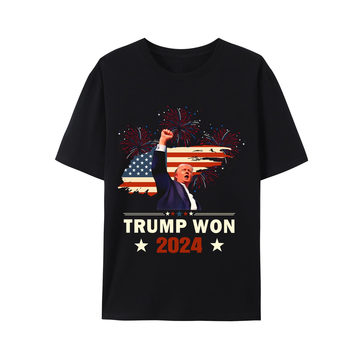 Trump Won 2024 President 47th Of White House Donald Trump Shirt - Relaxed Fit, Full Size