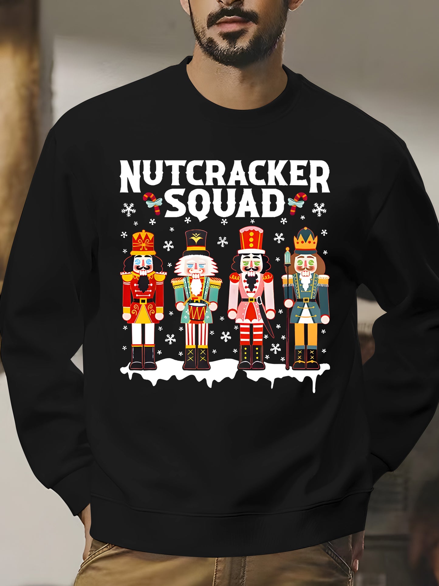 Nutcracker Squad Holiday Christmas Shirt - Relaxed Fit, Full Size