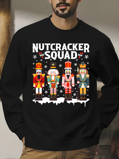 Nutcracker Squad Holiday Christmas Shirt - Relaxed Fit, Full Size