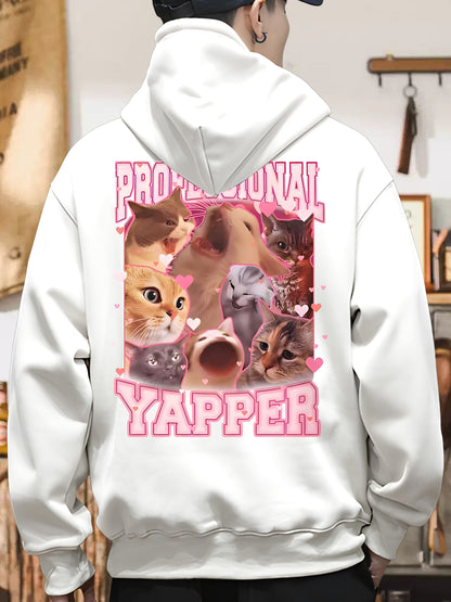 Professional Yapper Cats Meme Shirt - Relaxed Fit, Full Size