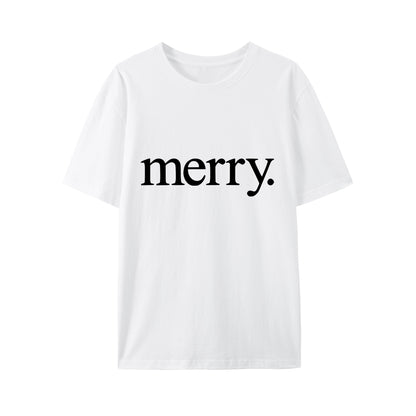 Cozy MERRY Christmas Shirt - Relaxed Fit, Full Size