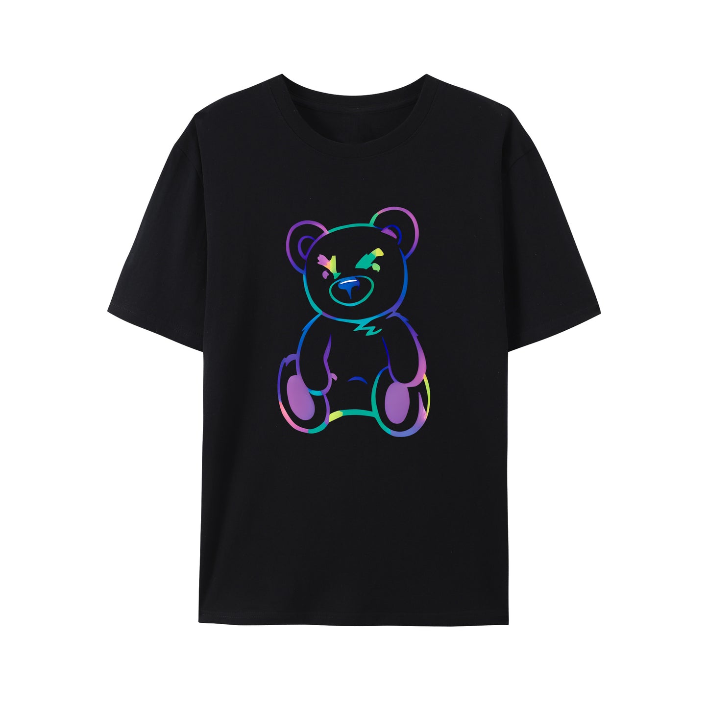 Cartoon Bear Shirt - Relaxed Fit, Full Size