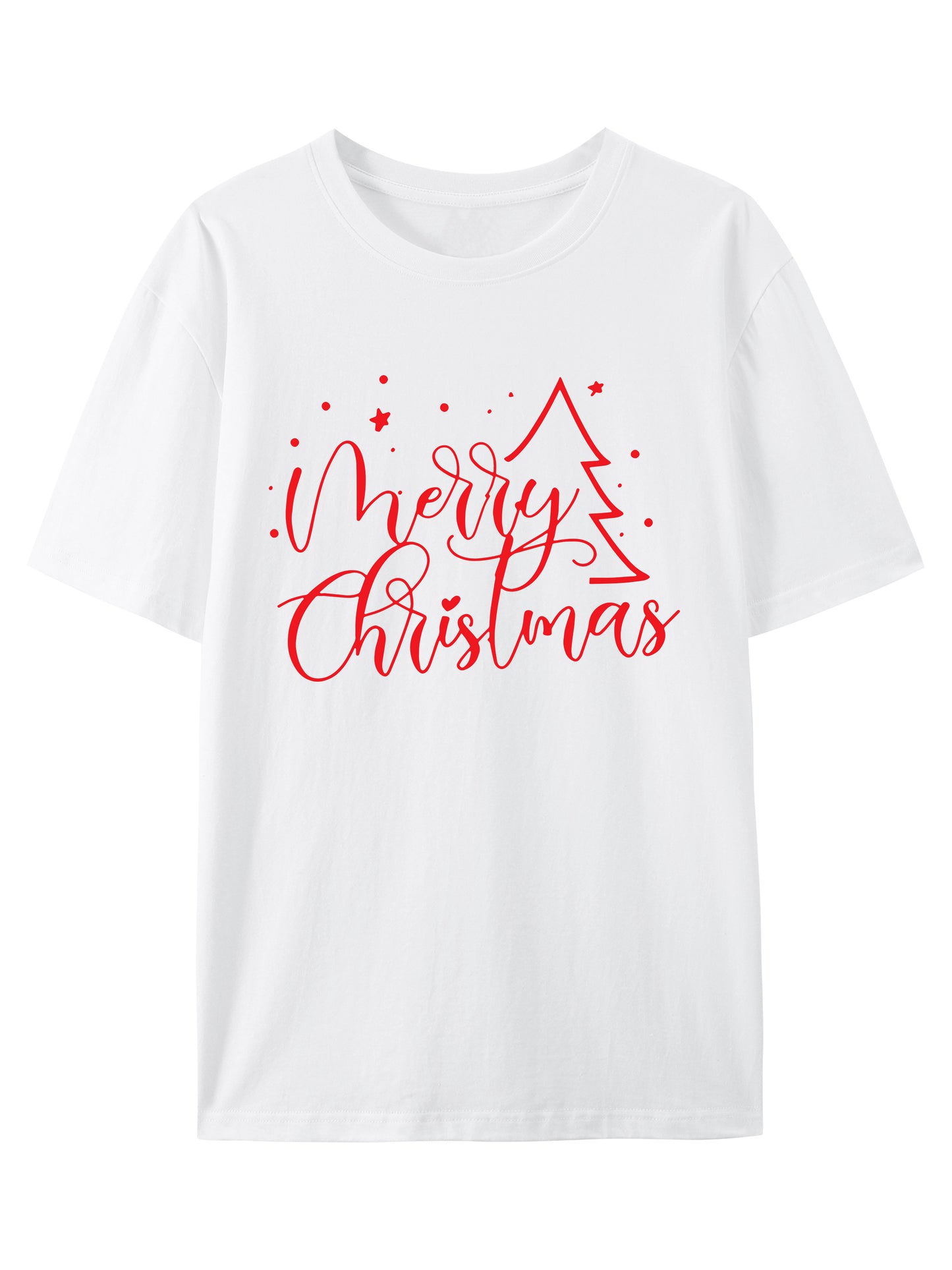 Merry Christmas Trees Shirt - Relaxed Fit, Full Size