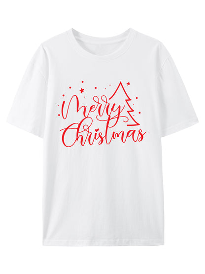 Merry Christmas Trees Shirt - Relaxed Fit, Full Size