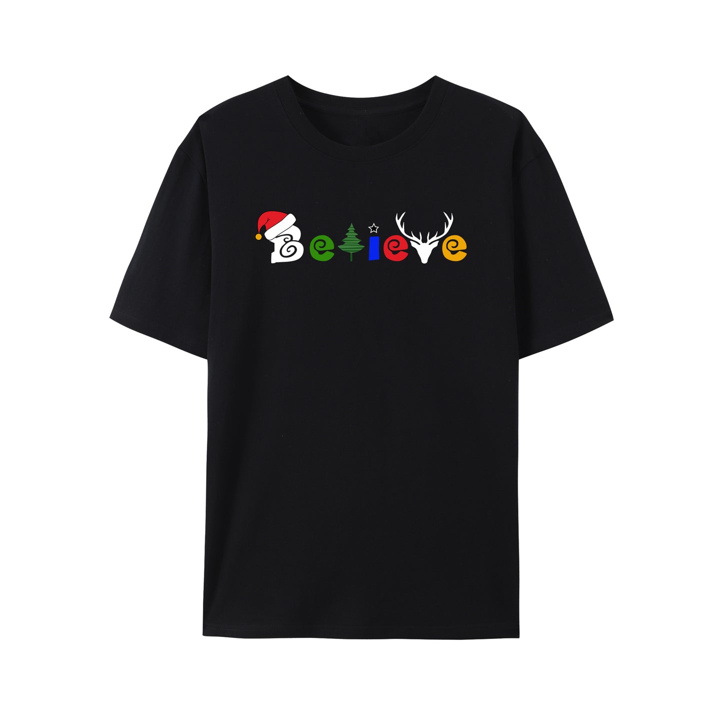 Believe Christmas Shirt - Relaxed Fit, Full Size