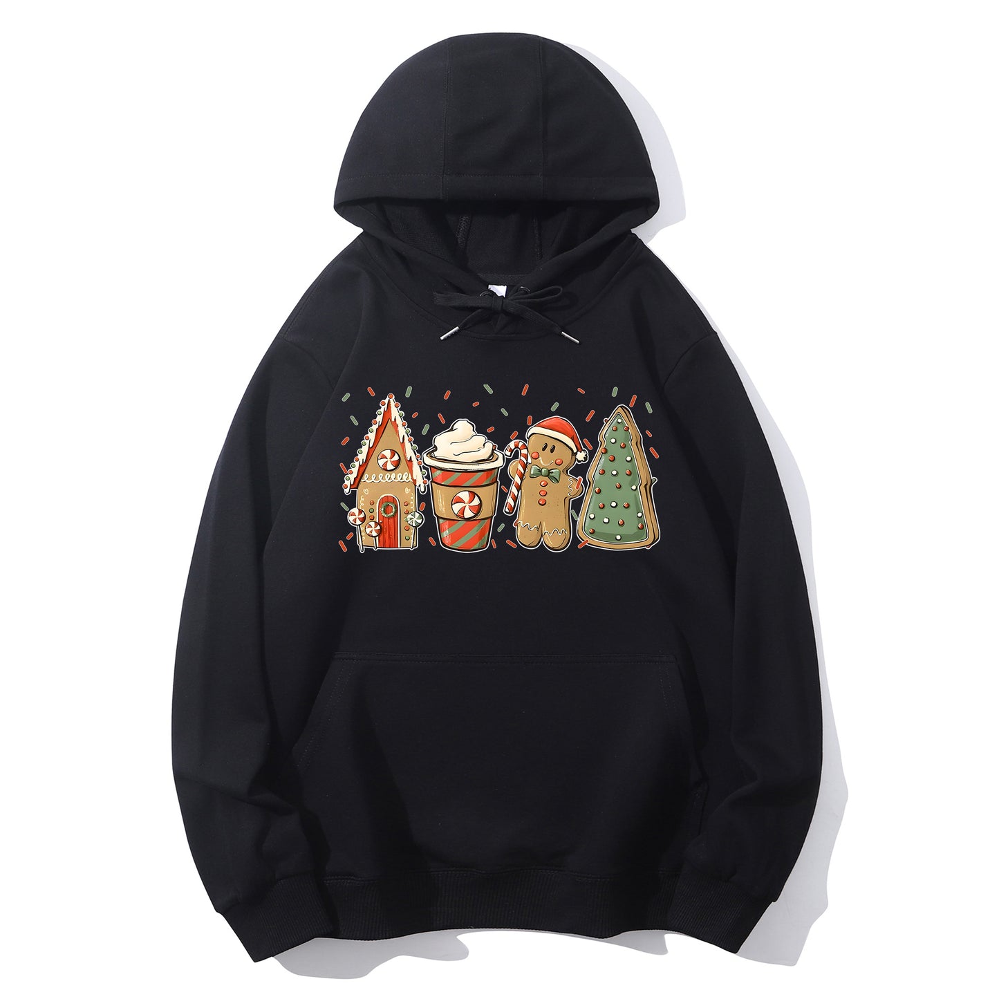 Gingerbread Christmas Coffee Shirt - Relaxed Fit, Full Size