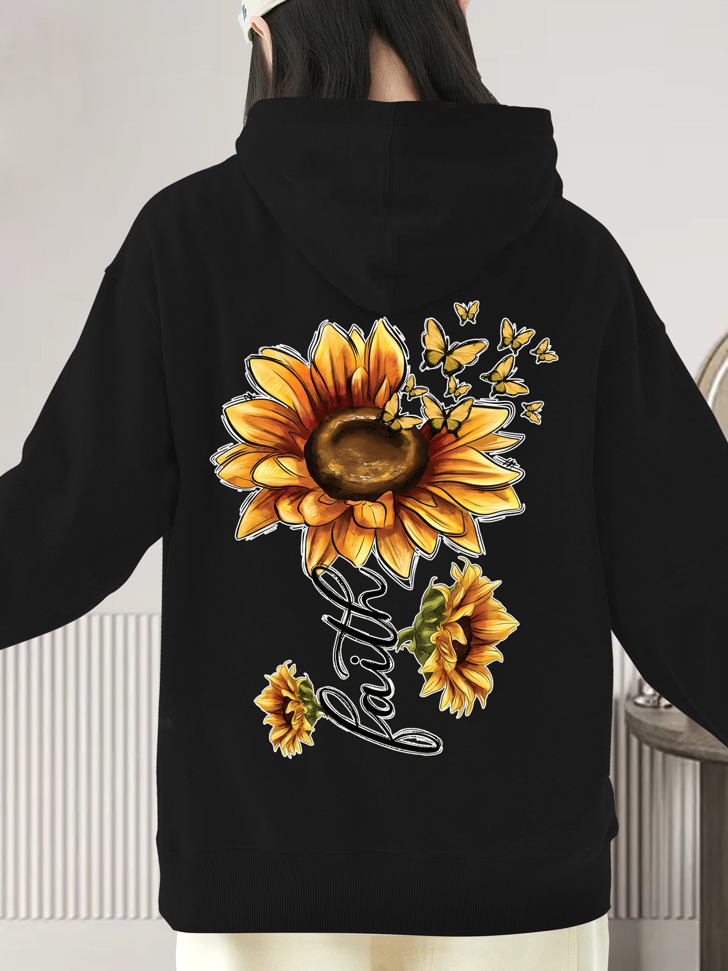 Faith Sunflower Shirt - Relaxed Fit, Full Size