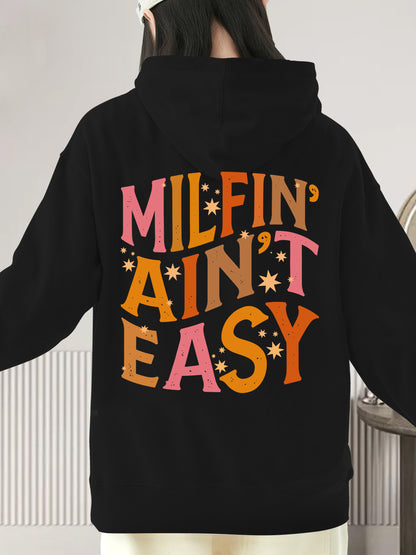 Milfi-' Ain't Easy Shirt - Relaxed Fit, Full Size