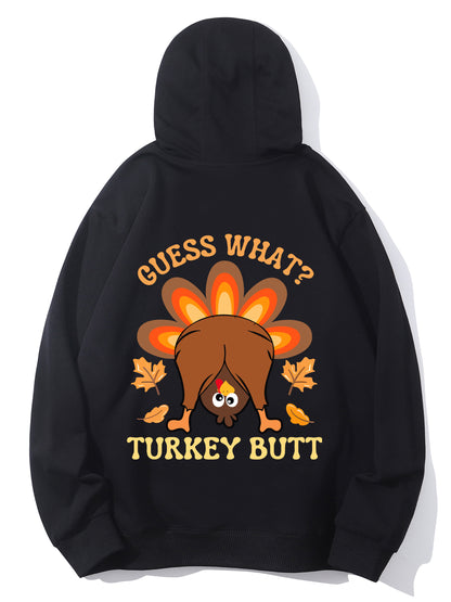 Thanksgiving Turkey Butt Shirt - Relaxed Fit, Full Size