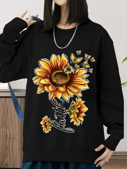 Faith Sunflower Shirt - Relaxed Fit, Full Size