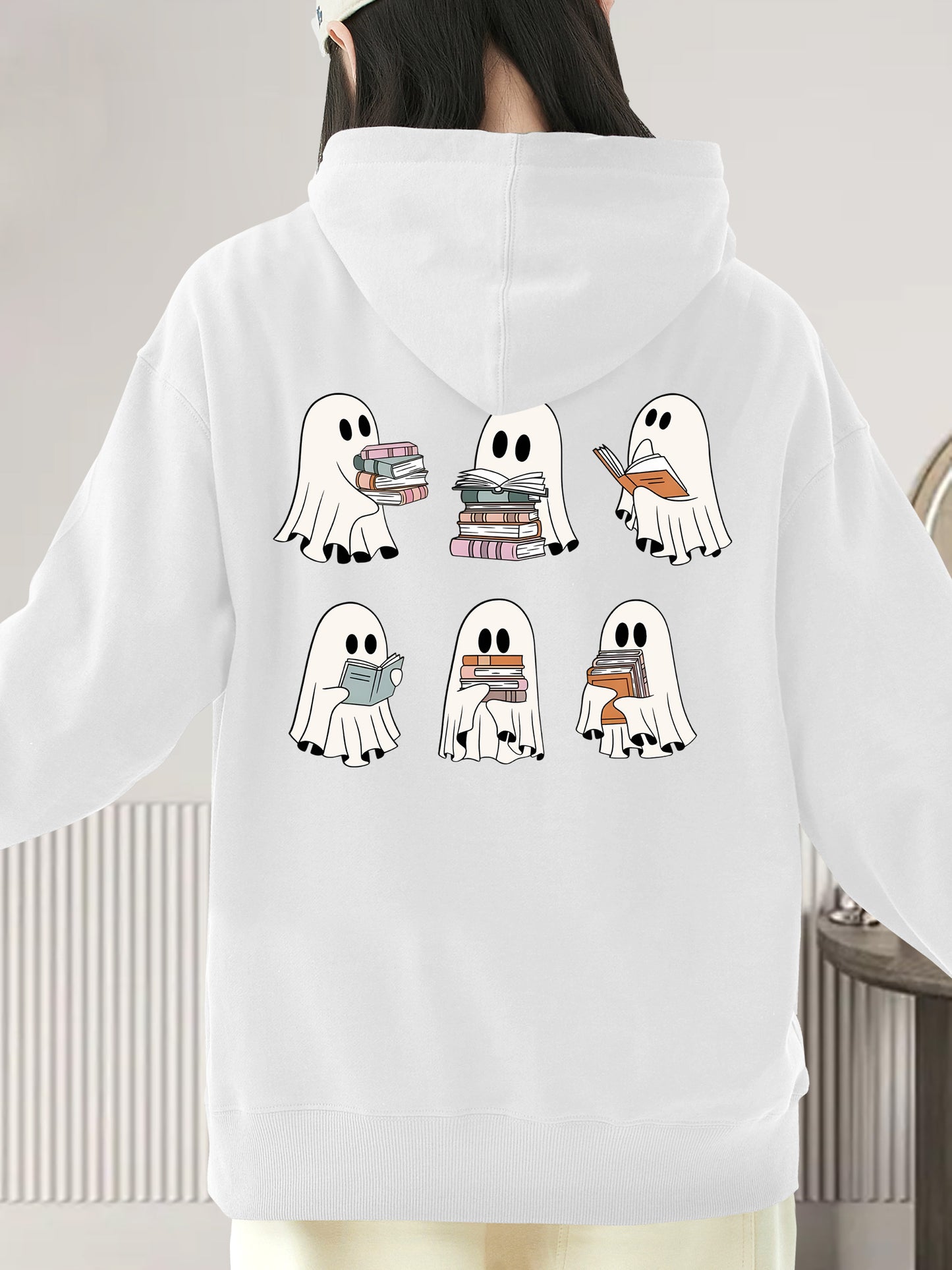 Halloween Ghost Shirt - Relaxed Fit, Full Size